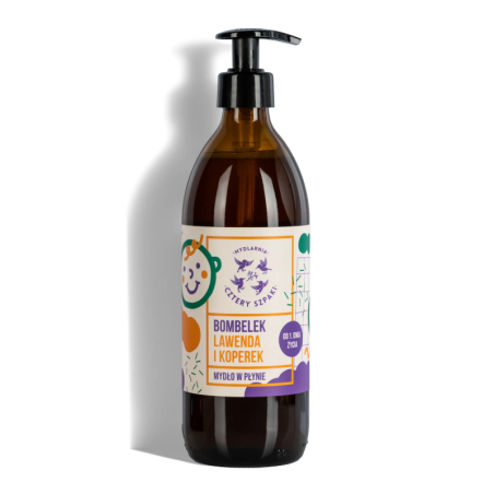 4 Szpaki Bombelek Mydło w Płynie 500ml - Naturalna Pielęgnacja dla Dzieci i Dorosłych