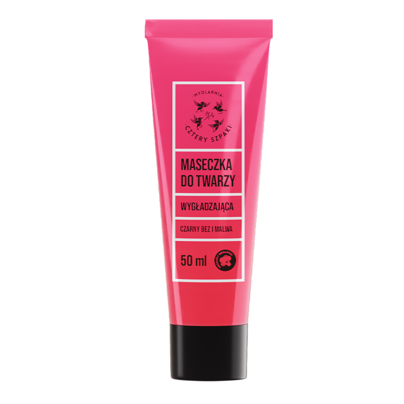 4 Szpaki Maseczka Wygładzająca Czarny Bez i Malwa 50ml
