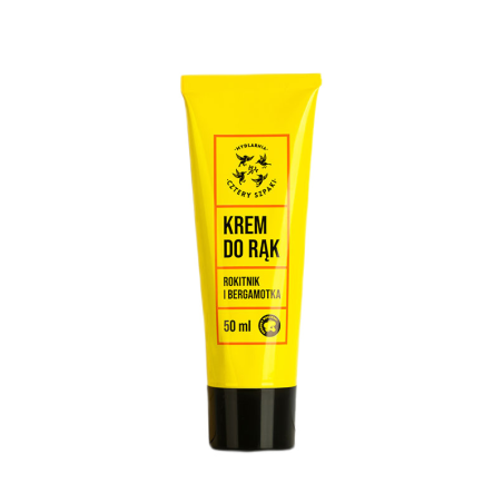 4 Szpaki Krem do Rąk Rokitnik & Bergamotka 50ml - Nawilżenie i Regeneracja