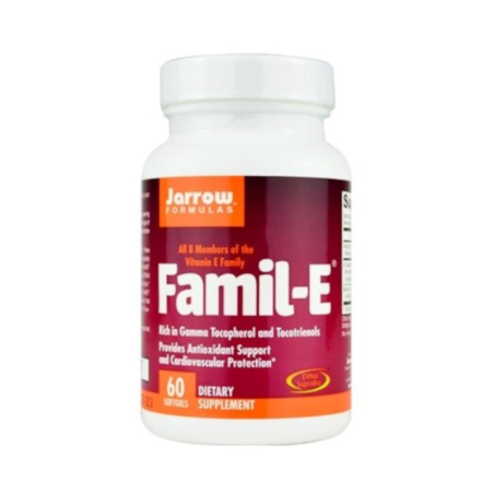 Jarrow Formulas FamilE 60 softgels - Wsparcie dla serca