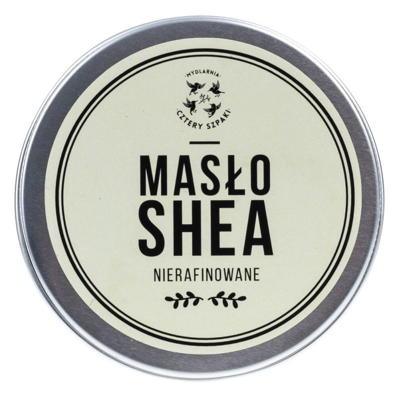 4 Szpaki Masło Shea Nierafinowane 150ml - Naturalne nawilżenie i regeneracja