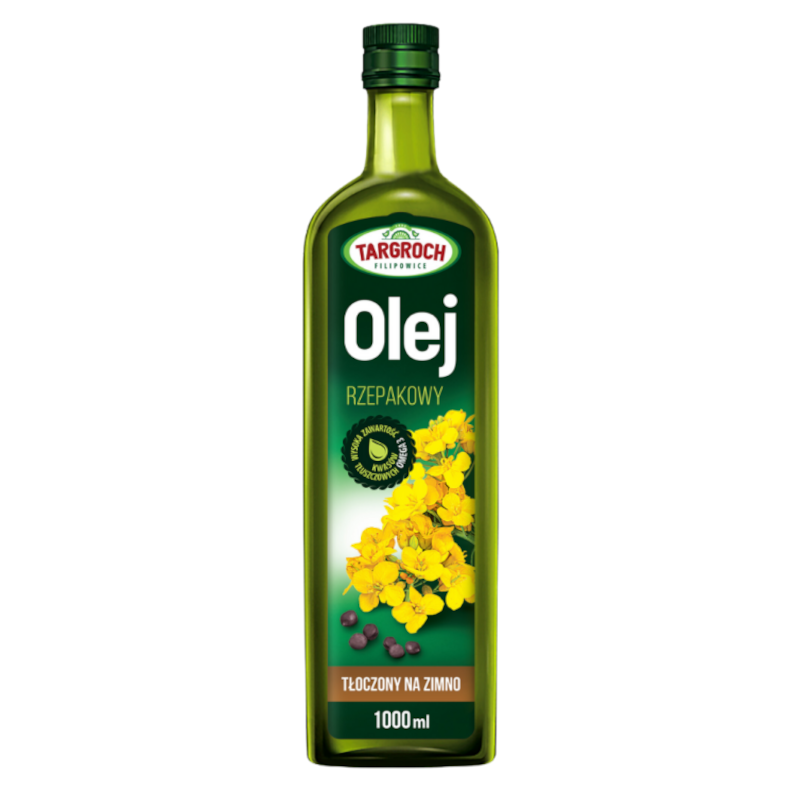 Targroch Olej Rzepakowy 1000ml - Zdrowy olej rzepakowy