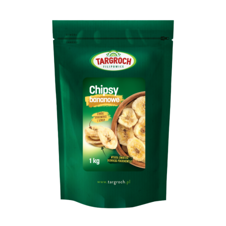 Targroch Chipsy Bananowe 1kg - Zdrowa Przekąska
