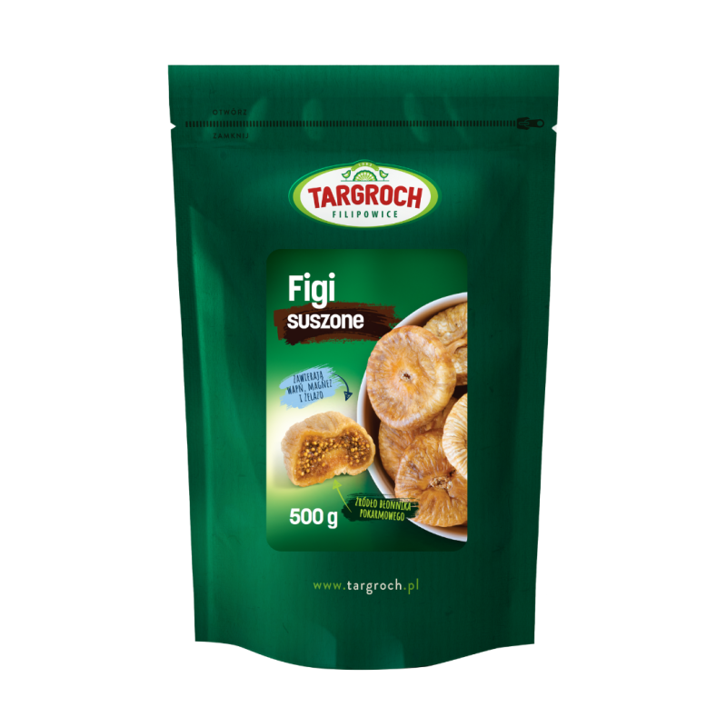 Targroch Figi Suszone 500g - Zdrowa Przekąska