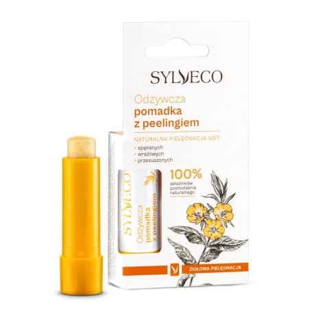 SYLVECO Odżywcza Pomadka z Peelingiem 4.6g - Naturalna pielęgnacja ust