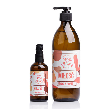 4 Szpaki Zestaw Świąteczny Mydło Olejek Miłość