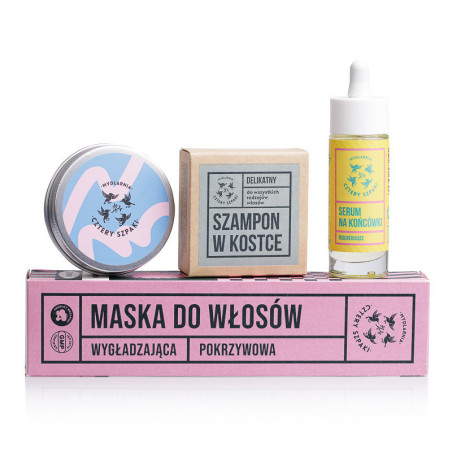 Zestaw Świąteczny 4 Szpaki - Naturalna Pielęgnacja Włosów