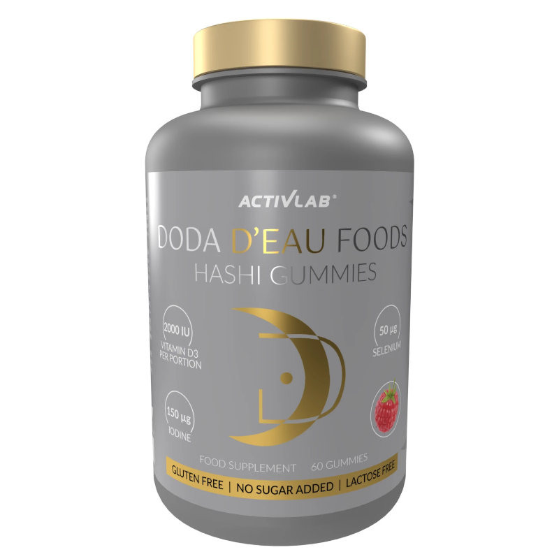 Activlab Hashi Gummies malina - wsparcie tarczycy w żelkach