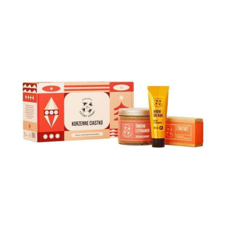 4 Szpaki Zestaw Korzenne Ciastko - Naturalna Pielęgnacja na Święta