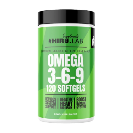 Hiro Lab Omega 3-6-9 120 softgels - Kwasy tłuszczowe dla zdrowia