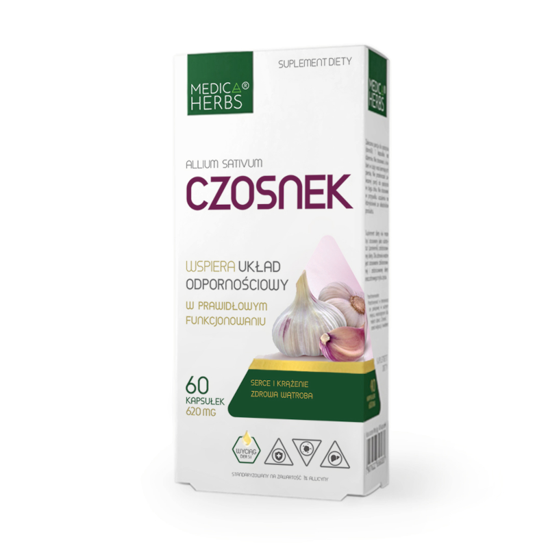 Medica Herbs Czosnek 60 kaps. - Naturalne Wsparcie Odporności