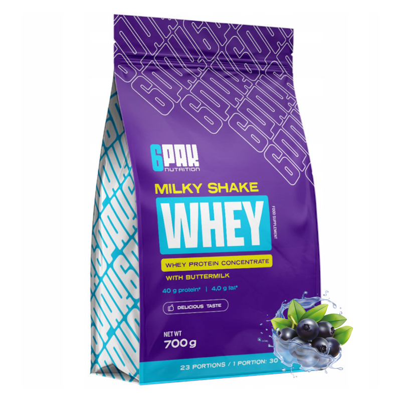 6PAK Milky Shake Whey 700g - Odżywka Białkowa WPC