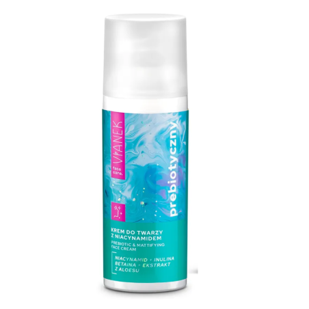 Vianek Krem do Twarzy z Niacynamidem 50ml - Matujący krem do cery problematycznej
