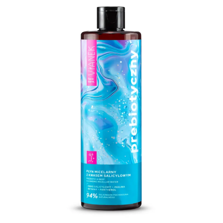 Vianek Płyn Micelarny z Kwasem Salicylowym 400ml - Oczyszczanie Cery Mieszanej i Tłustej