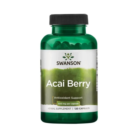 Swanson Acai 500mg 120 kaps - Antyoksydanty i Detox