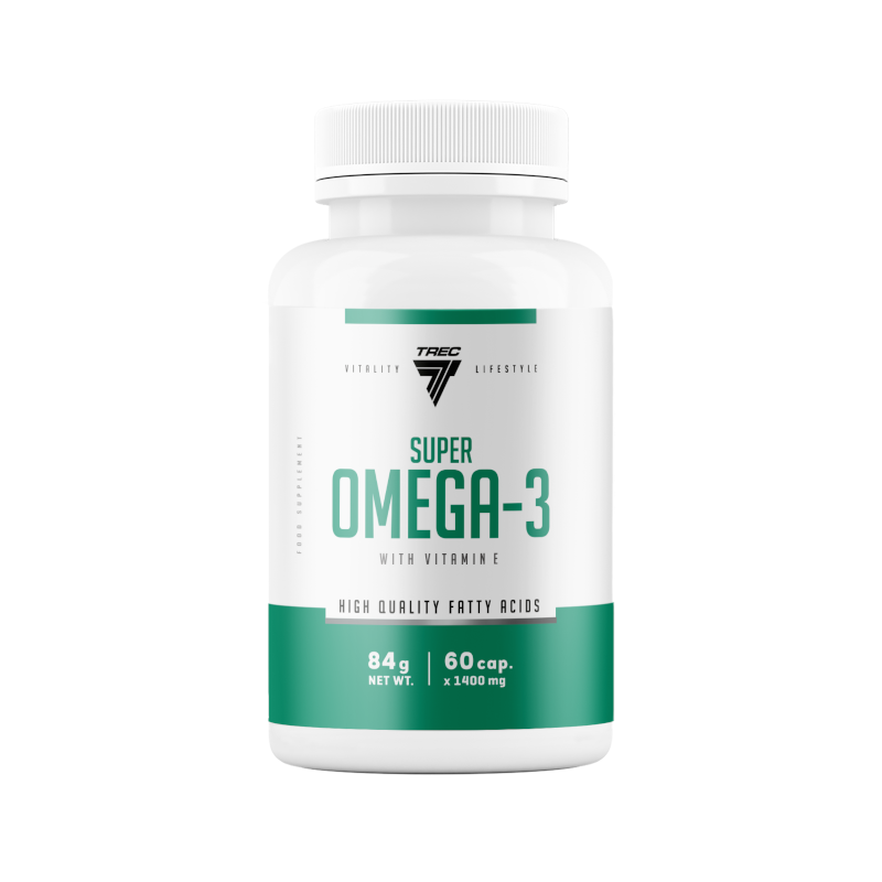 Trec Nutrition Super Omega 3 60 kaps - kwasy omega 3 dla zdrowia