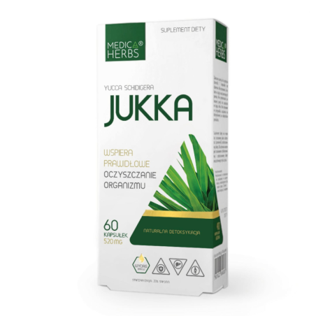 Medica Herbs Jukka 60 kaps - Detoks i Antyoksydanty
