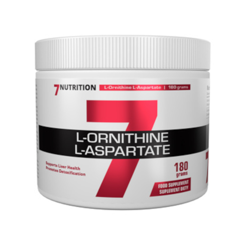 7Nutrition L-Ornityna L-Asparaginian 180g - Detoksykacja i Regeneracja