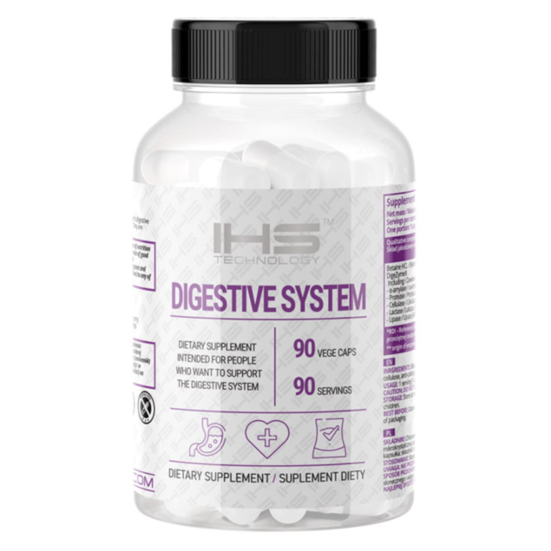 IHS Digestive System - Enzymy Trawienne - 90 kapsułek