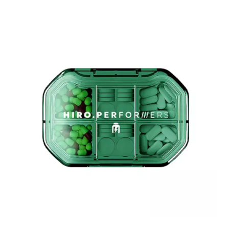 Hiro Lab Pillbox Performers Green - Pojemnik na Tabletki