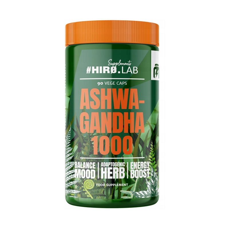 Hiro Lab Ashwagandha 1000mg 90vcaps - Naturalny adaptogen