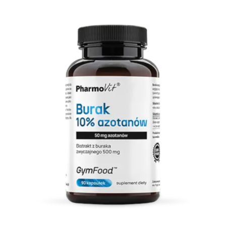 Pharmovit Burak 10% Azotanów 90 kaps - Wsparcie dla sportowców