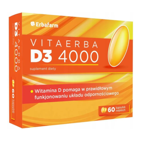 VitaErba D3 4000j - Witamina D3 dla zdrowia i odporności