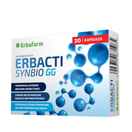 ErbaFarm Erbacti Synbio GG 20 kaps - Wsparcie Trawienia