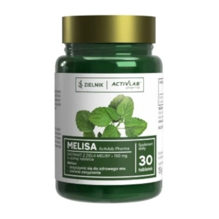 Activlab Melisa 30tab - Naturalny suplement na stres i sen