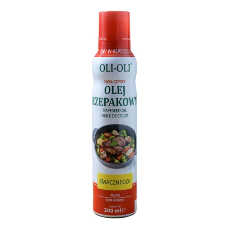 Oli Oli Olej Rzepakowy w Sprayu 200ml - Zdrowy olej do smażenia