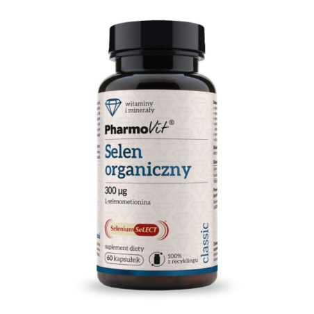 Pharmovit Selen Organiczny 300ug 60 kaps - Biotechsklep.pl