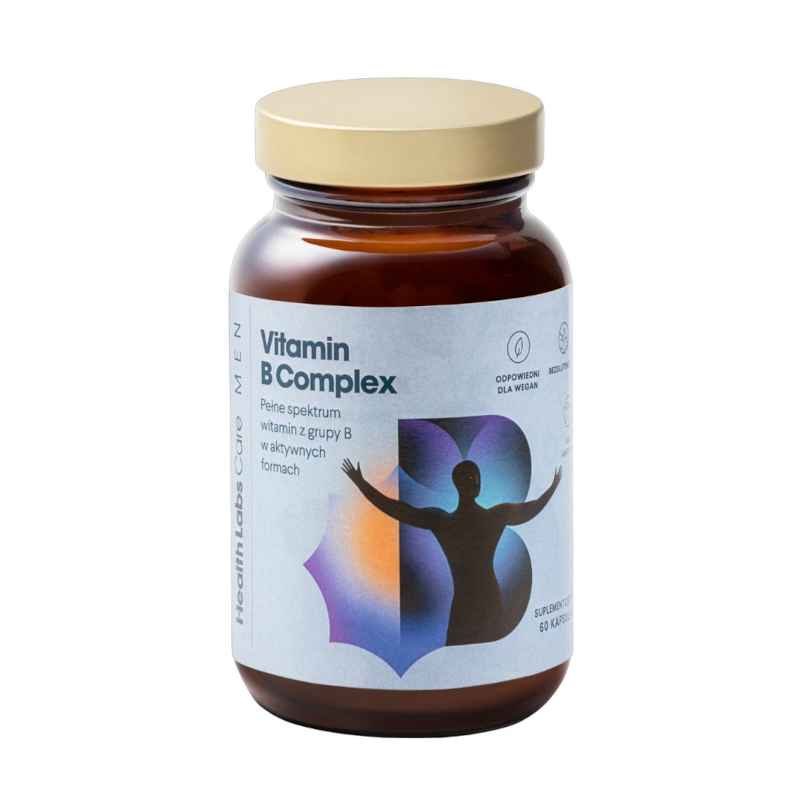 Health Labs Care Vitamin B Complex MEN 60 kaps - Witaminy dla Mężczyzn