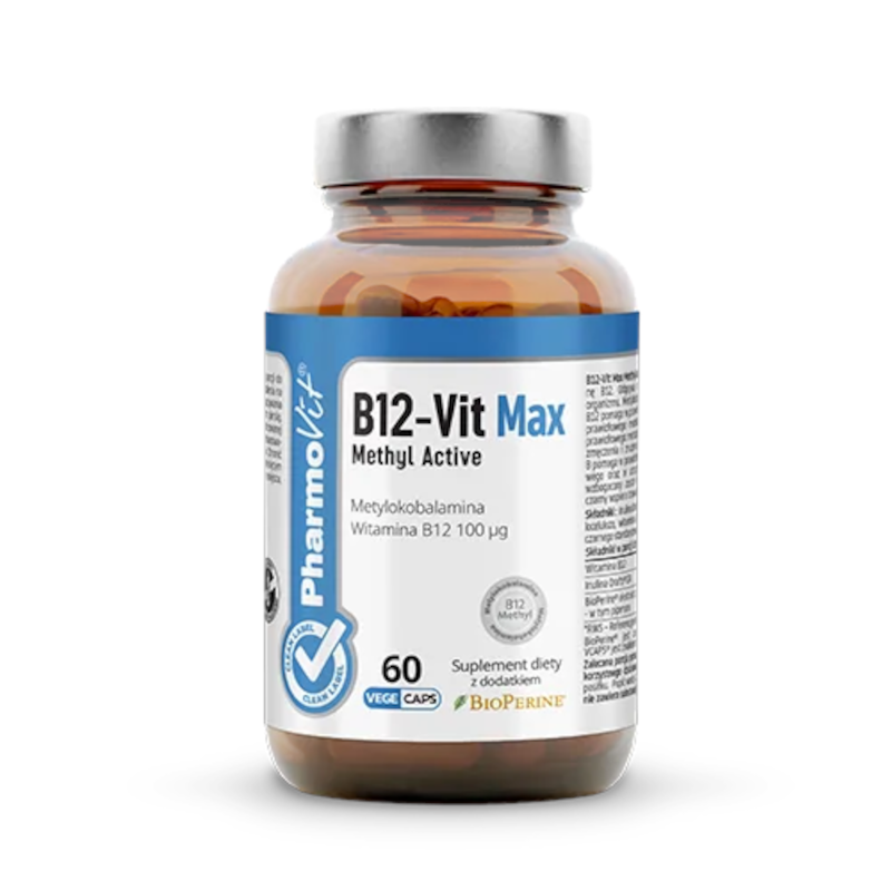 Pharmovit B12-Vit Max Methyl Active 60vcaps - Witamina B12