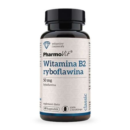 Pharmovit B2 Ryboflawina 50mg 60 kaps. - Witamina B Complex