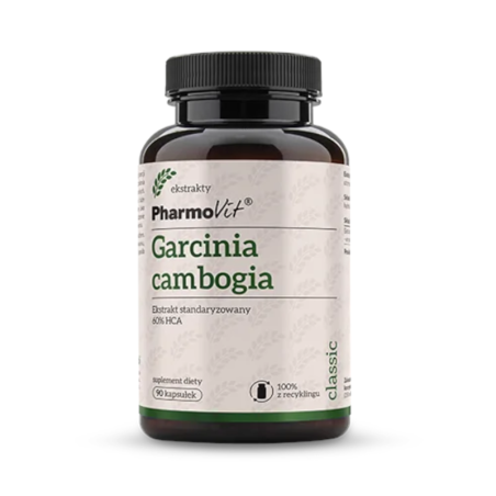 Pharmovit Garcinia Cambogia 60% HCA 90 kaps - Kontrola Apetytu