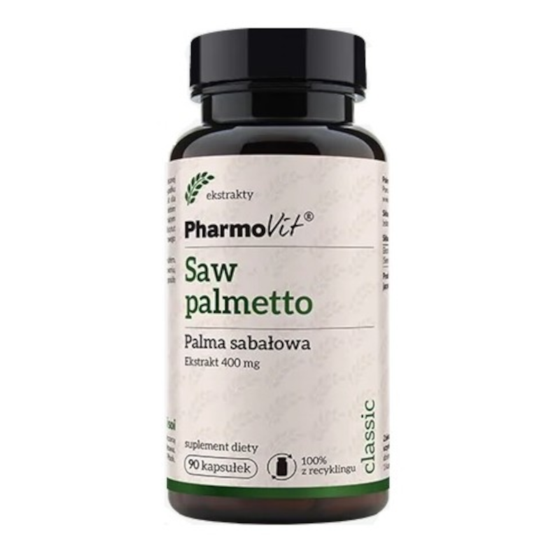 Pharmovit Saw Palmetto 400mg 90 kaps - Zdrowie Mężczyzn