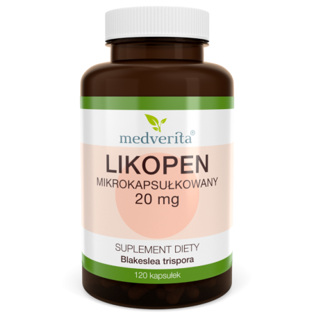 MEDVERITA Likopen 20mg 120 kaps. - Antyoksydant na zdrowie i młodość