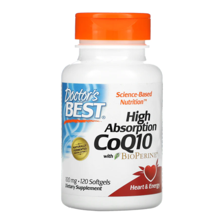 Doctor's Best CoQ10 BioPerine 100mg 120vkaps - Zdrowe Serce