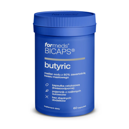 ForMeds Bicaps Maślan Sodu Butyric 60 kaps - Wsparcie dla Jelit