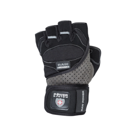 Power System Rękawiczki RAW Black Grey - Komfort i Pewny Chwyt
