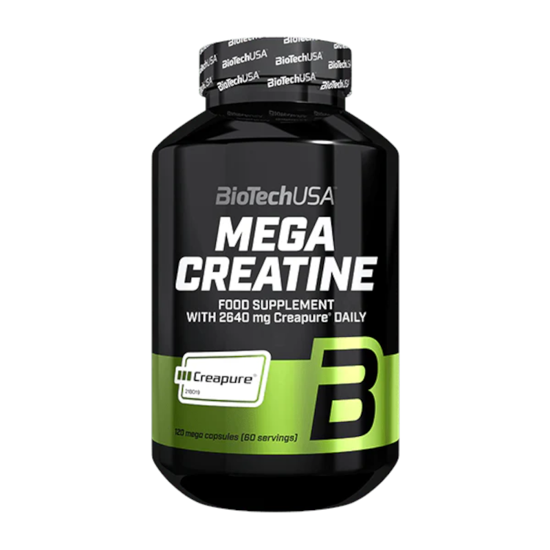 BioTechUSA Mega Creatine 120 kaps - Monohydrat Kreatyny