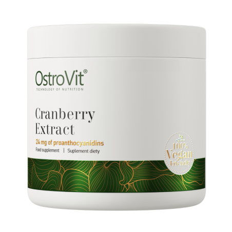 OstroVit Cranberry Extract VEGE 100g - Żurawina na układ moczowy