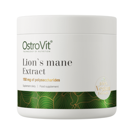 OstroVit Lion's Mane Extract VEGE 50g - Pamięć i Koncentracja