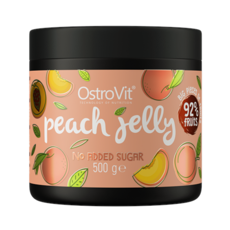 OstroVit Peach Jelly 500g - Frużelina Brzoskwiniowa Bez Cukru