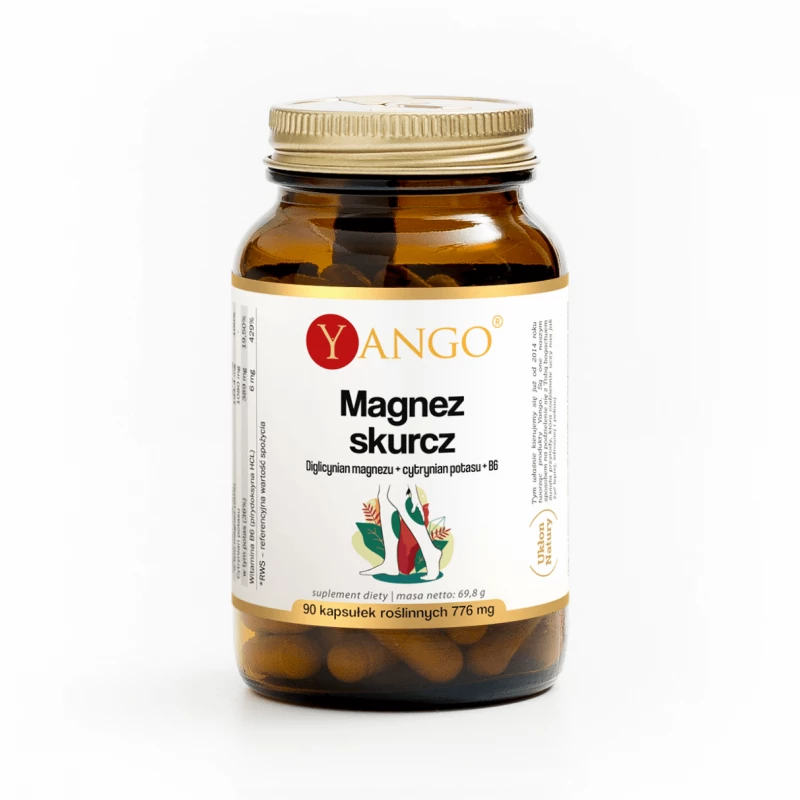 Yango Magnez Skurcz 90 kapsułek - Magnez na skurcze, stres i energię