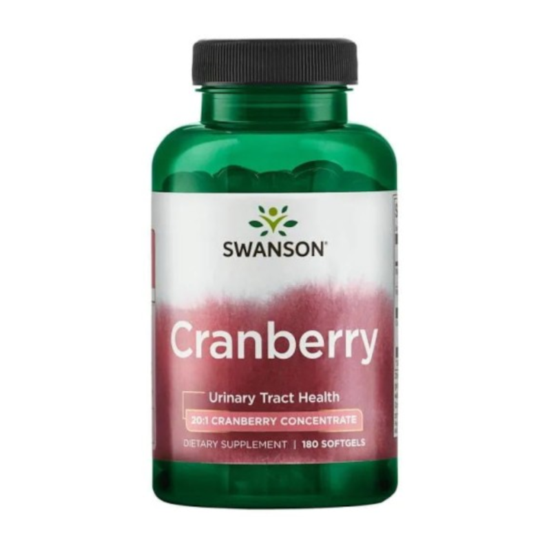 Swanson Cranberry 180 softgels - wsparcie układu moczowego