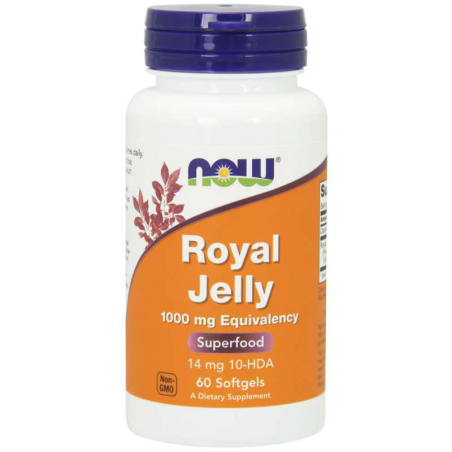 NOW Foods Royal Jelly 1000mg - wsparcie odporności i witalności
