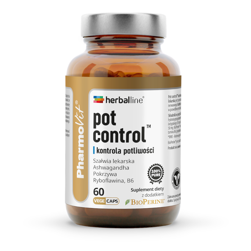 Pharmovit Pot Control - Skuteczna kontrola potliwości - 60 kaps