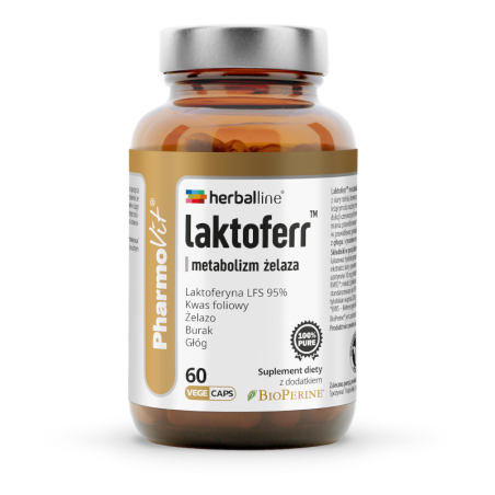 Pharmovit Laktoferr Metabolizm Żelaza - Suplement na odporność i metabolizm żelaza