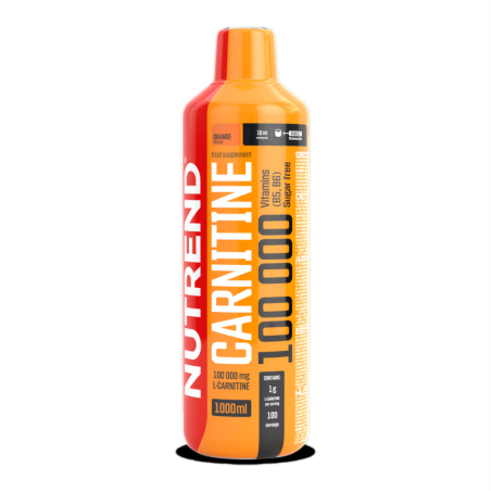 Nutrend CARNITINE 100000 1000ml - L-karnityna spalacz tłuszczu